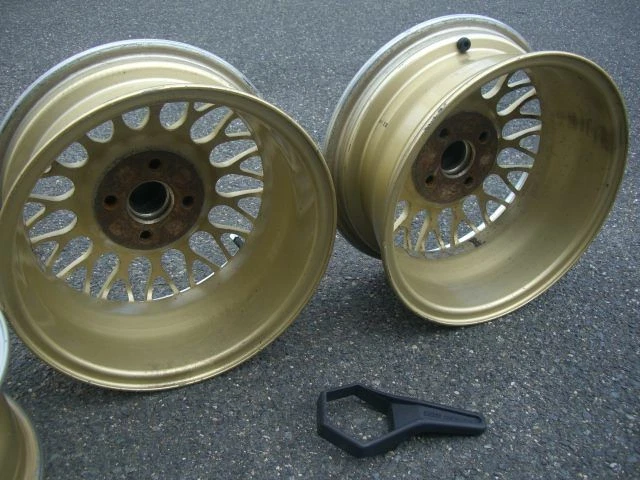 JDM Genuine gold BBS wheels 14-inch for a full set of Miata Roadster N No Tires - Image 8