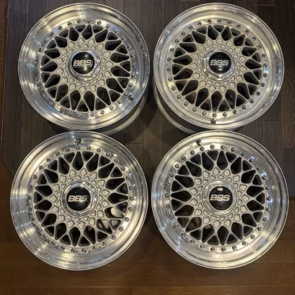 JDM Rare BBS RS189 4Wheels 15x6+38 4x100 6J+38 Hub56 approx