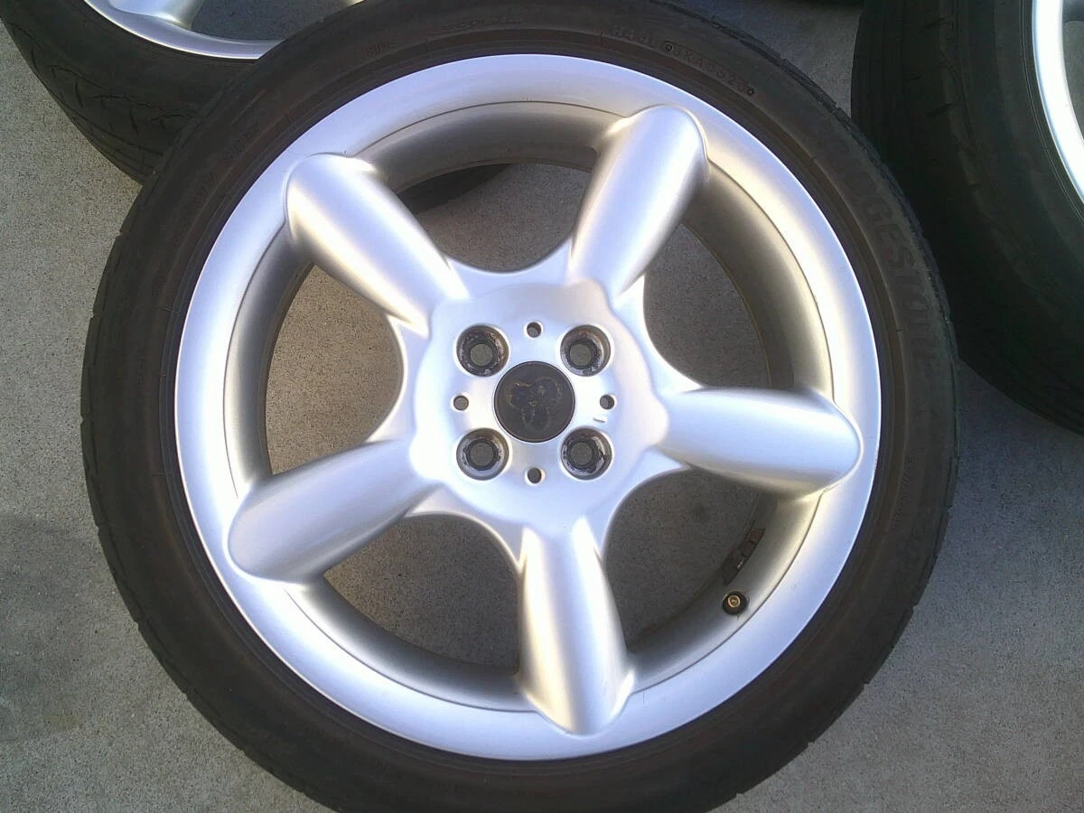 JDM BMW Mini Genuine 17 Aluminum Wheels 4-Bolt Pattern 7J x 17 +48 PCD No Tires - Image 2