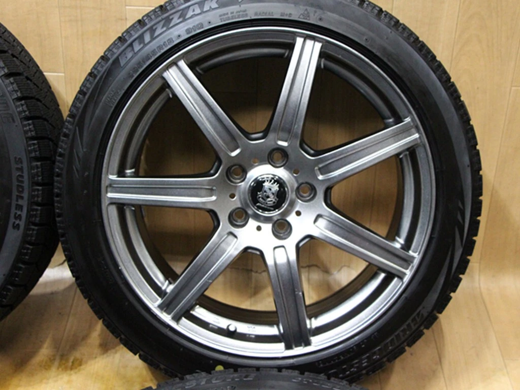 JDM C49 MANARAY SPORT 18X8J+45 PCD114.3 BS Bridgestone BLIZZAK VRX 225 No Tires - Image 3