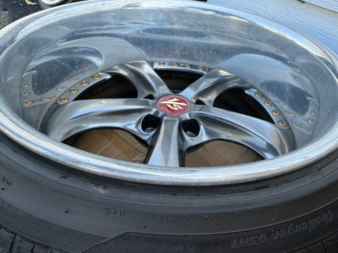 JDM Rebarrel VSKF 18-inch 10.5j 12j deep rim VS-KF plated No Tires - Image 6