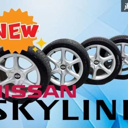 JDM Includes studless tires Genuine Nissan wheels for R34/ER34 Skyline No Tires