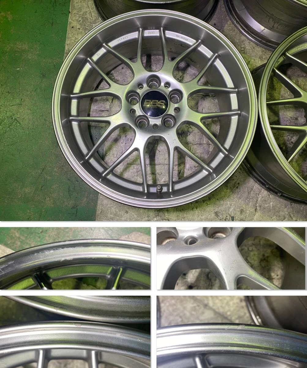 JDM Lightweight forged BBS RG-R RGR RG737 wheels 8.5J +13 PCD120 5H Fo No Tires - Image 2