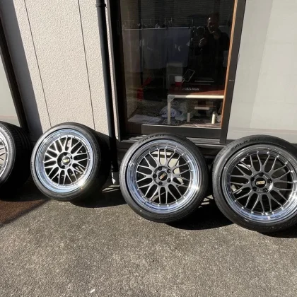 JDM Wheel & Tire Set BBS DB-BKBD forging LM19 FALKEN No Tires