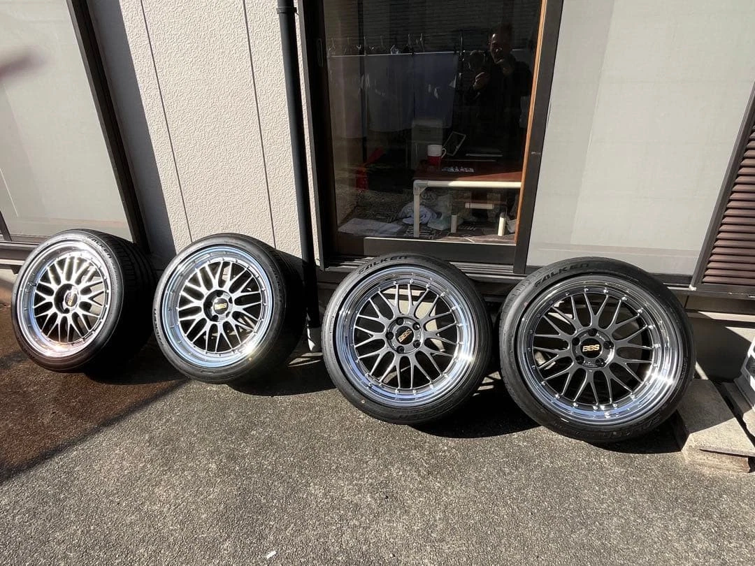 JDM Wheel & Tire Set BBS DB-BKBD forging LM19 FALKEN No Tires