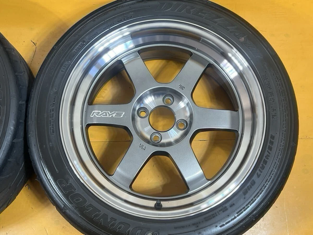 JDM RAYS Volk Racing TE37V SL Limited Edition 17-inch 7.5j +30 pcd100 No Tires - Image 5