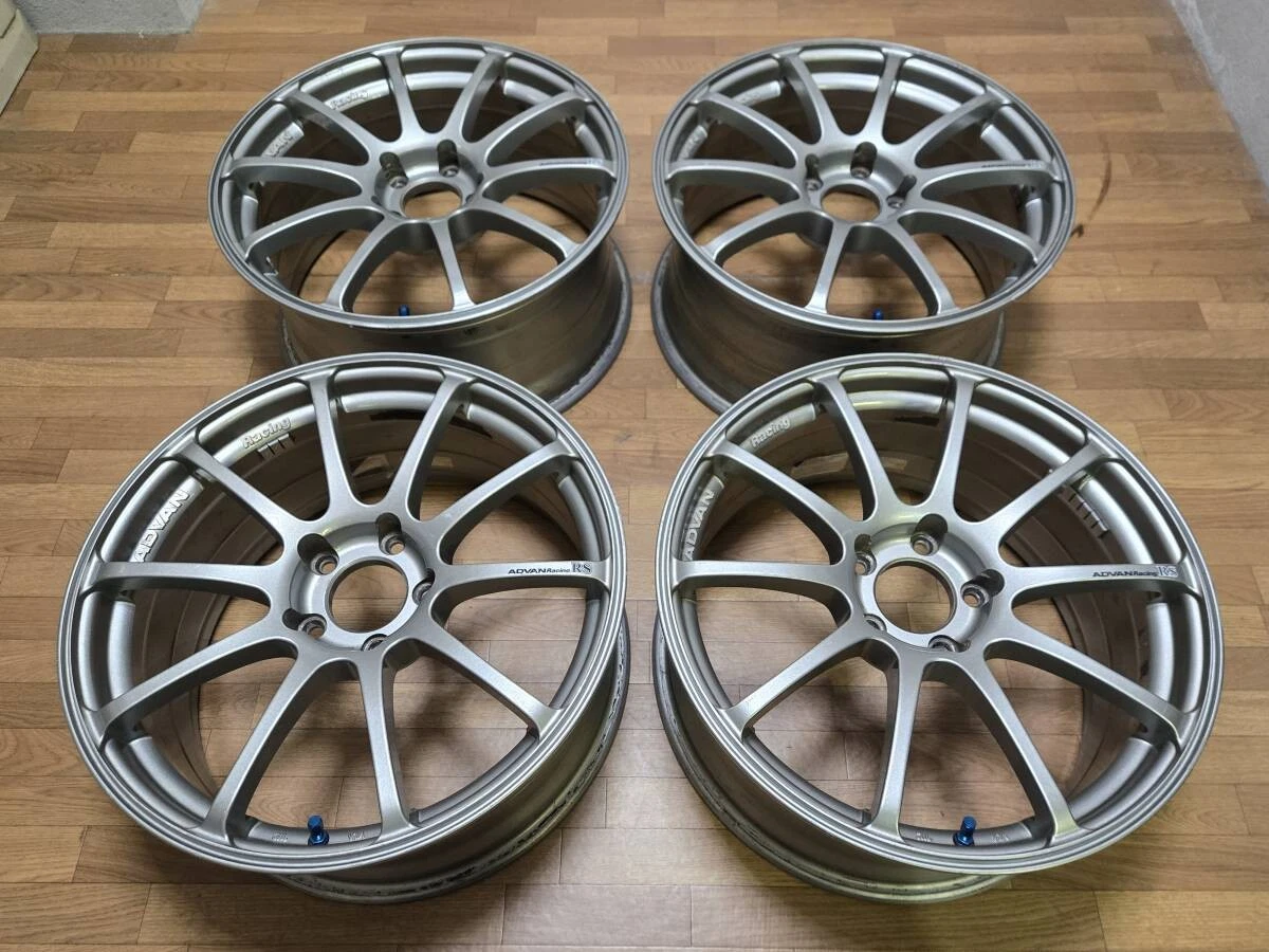 JDM Rare 188.5J +50 PCD114.3 ADVAN Racing RS WRX STI VAB GVB GRB S4 VA No Tires