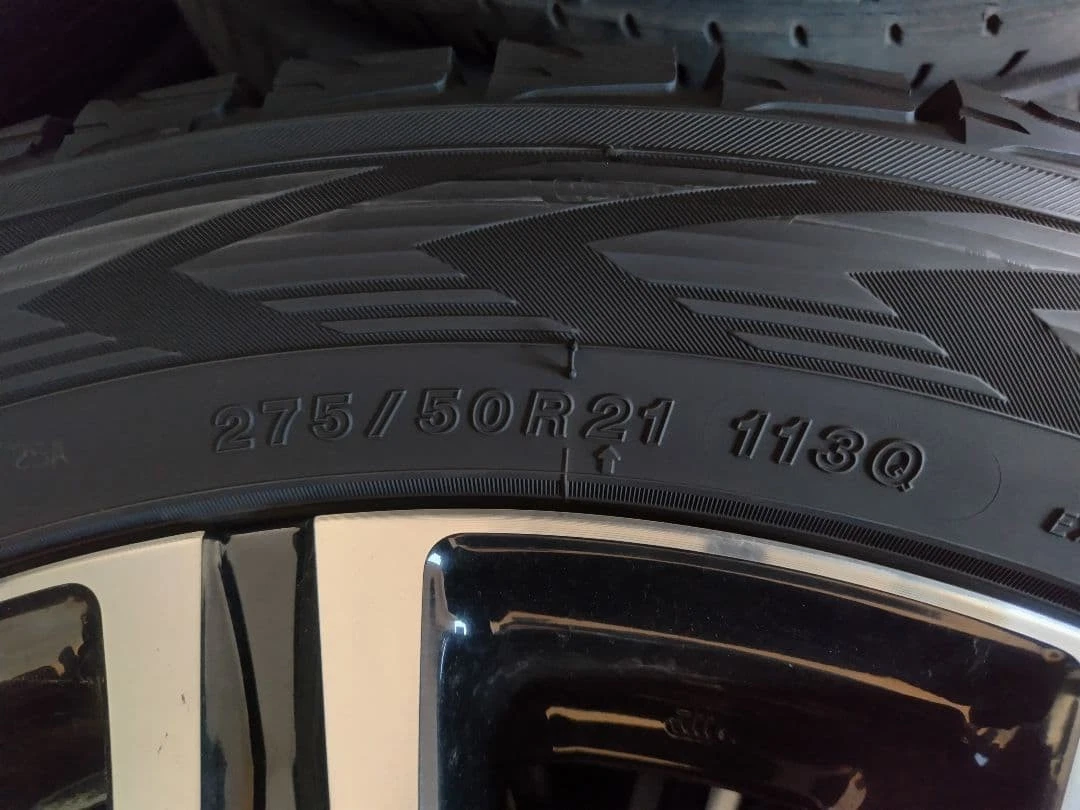 JDM Fukuoka Prefecture Lexus LX 21-inch set of 2024 tires No Tires - Image 7