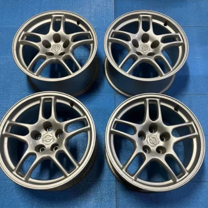 JDM R33 Skyline GTR Genuine Wheels 4Book Set 9j+30 RB26 No Tires