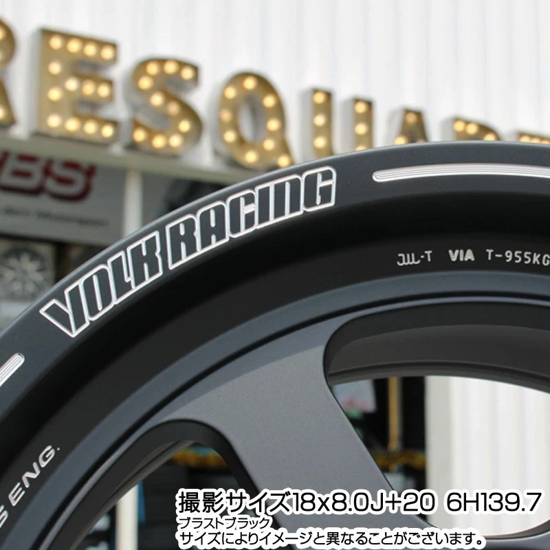 JDM RAYS TE37XT VOLK RACING forged 4wheels 16x8.0 +-0 6x139.7 Blast Black BC - Image 6