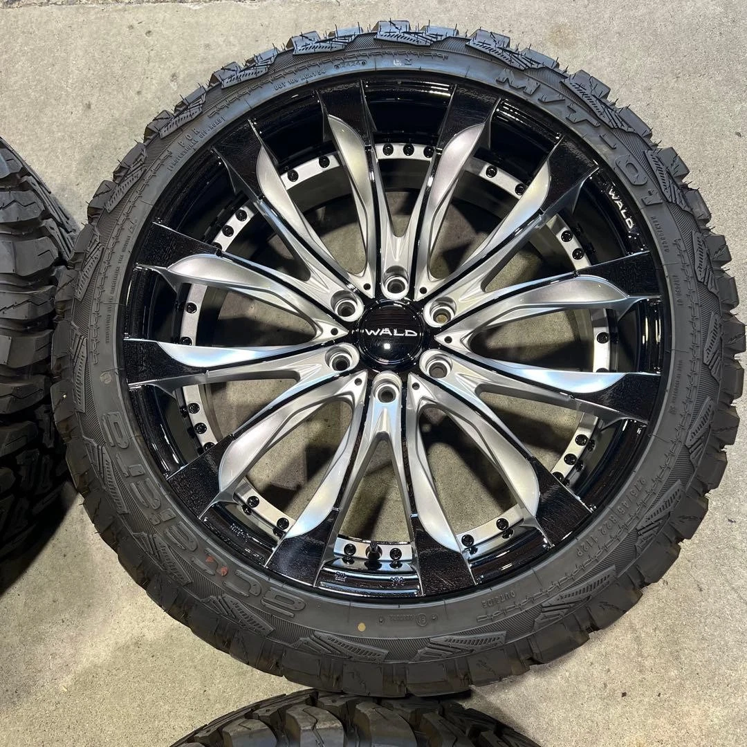 JDM WALD Jarrett J11C 22" Tire & Wheel Set of 4 970cc No Tires - Image 5