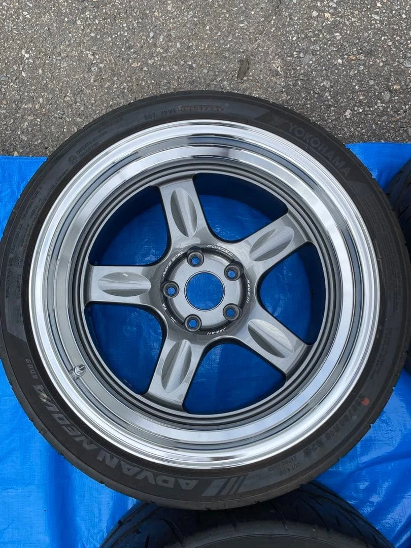 JDM RAYS VOLKRACING 21C 18 10.5j +15 +0 AD09 No Tires - Image 2