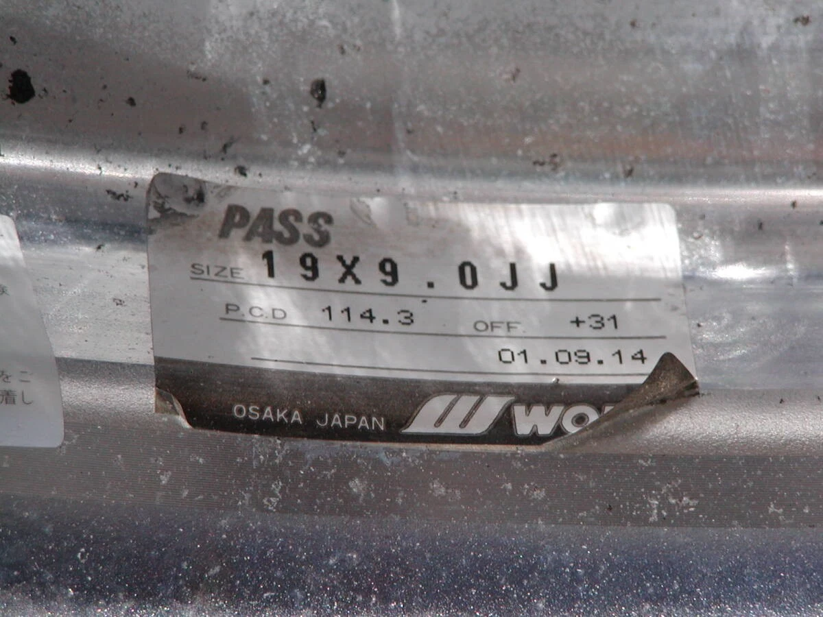 JDM Deep rims WORK bell Sario 9J +31 2Book Drift JZX100 JZX90 S14 S15 No Tires - Image 4