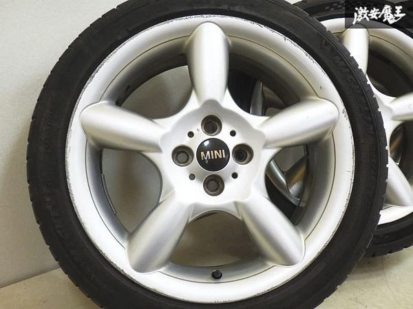 JDM Genuine BMW MINI 5-Star Pace Spoke R110 177J +48 4-lug PCD100 whee No Tires - Image 2