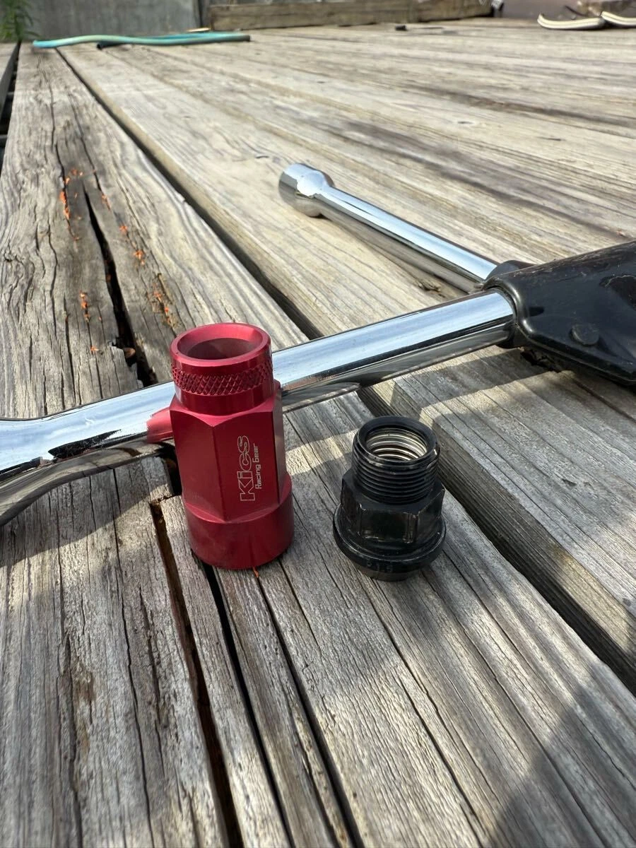 JDM WORK XTRAP 225.50.18-inch 4Book Hiace 6-hole nuts nut caps lock nu No Tires - Image 5