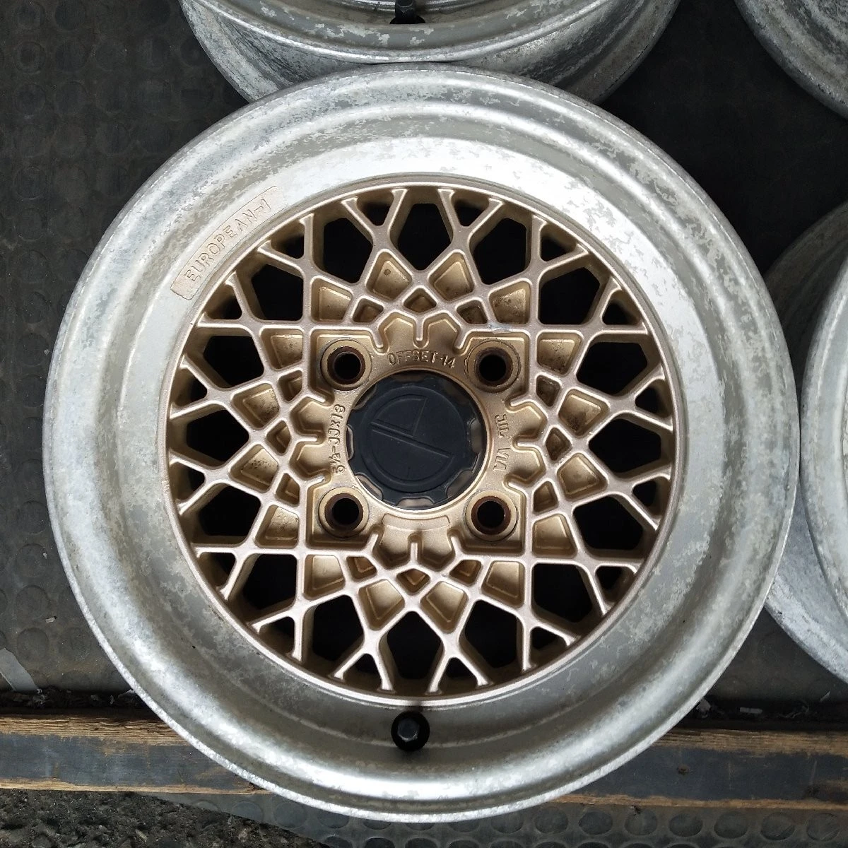 JDM T3-174 4-Book Price 13x5.5J 4x114.3 ET+14 Hub 73 WEDS old car etc. No Tires - Image 6