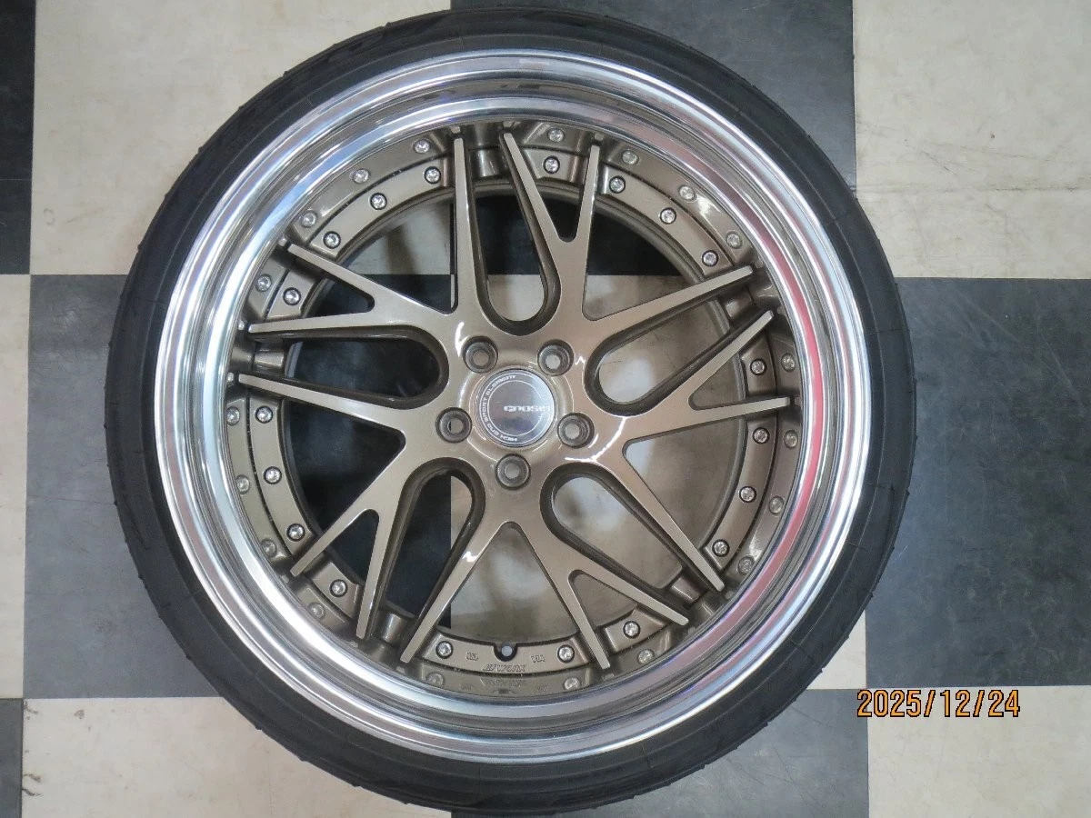 JDM Hottest Size: Used WORK GNOSIS CVX 20Z33 Z34 10J +15 / 11J -8 5H11 No Tires - Image 5
