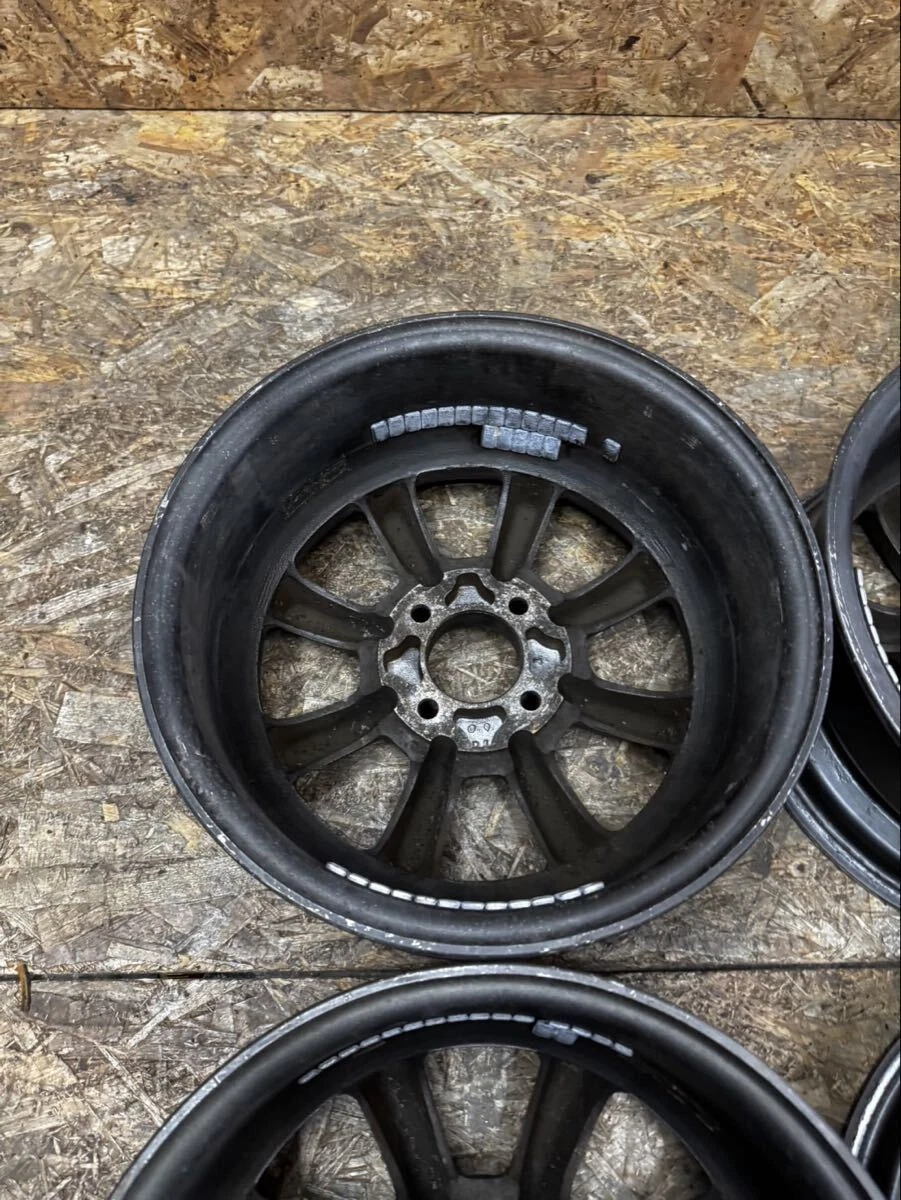 JDM Rare Watanabe Eight-Spoke F8FS 146J+40? PCD100 4-Hole 4H Used Ligh No Tires - Image 8