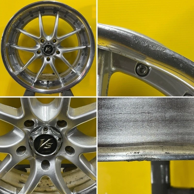 JDM Discontinued WORK VS SS 188J +45 114.3/5-hole Chaser Crown for Sil No Tires - Image 4