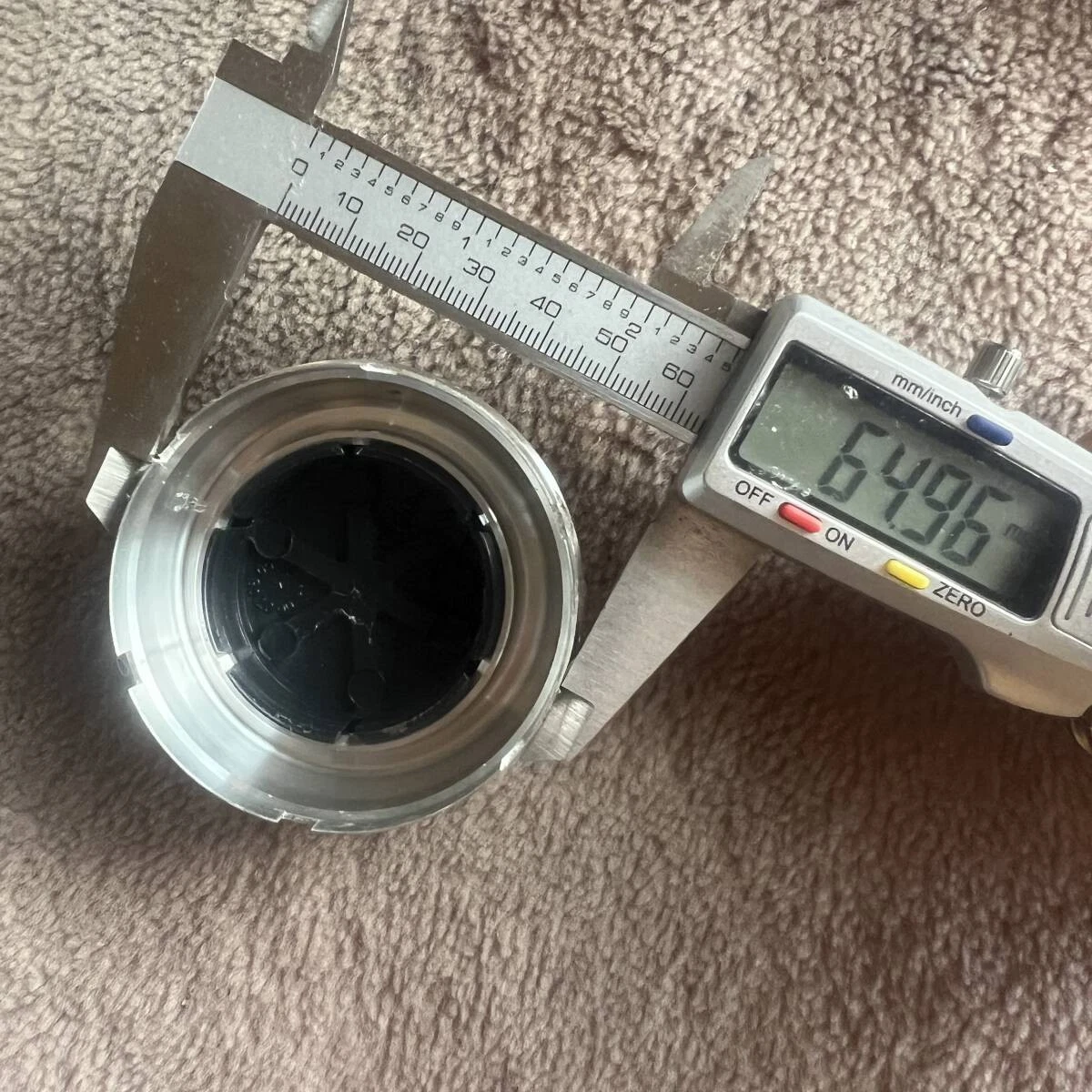 JDM C180-13 Clean ABARTH abarth genuine aluminum wheel center caps 4 p No Tires - Image 7