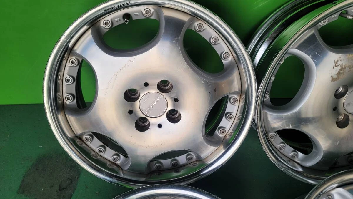 JDM ENKEI AME SHALLEN Used Aluminum Wheel 4Book 16x6J ET+45 100x4H No. No Tires - Image 2