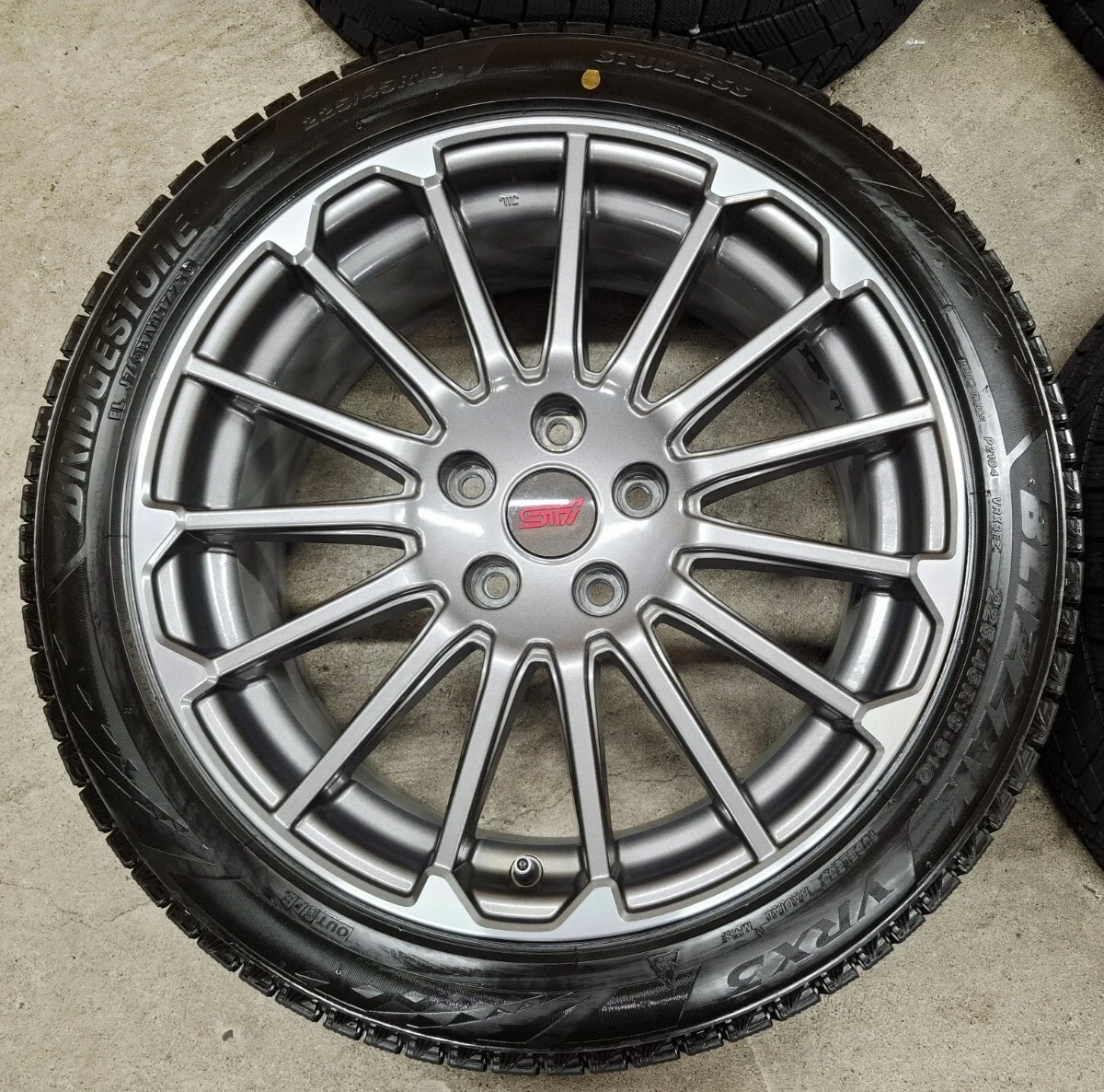 JDM Almost Subaru Levorg STI Sports OEM Wheels and Tires 2023 Bridgest No Tires - Image 3