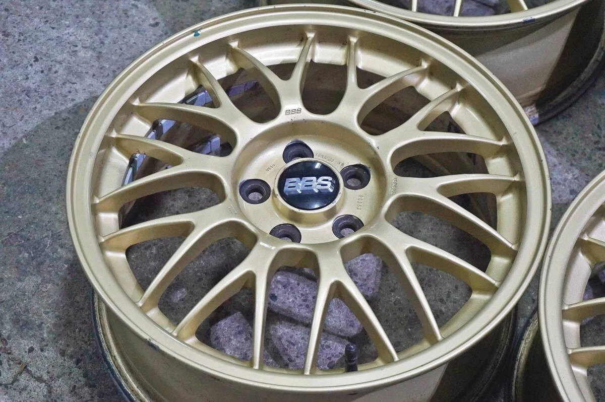 JDM Lightweight Subaru BBS RG362 16-inch 6.5J +48 PCD100 wheels for Fo No Tires - Image 5