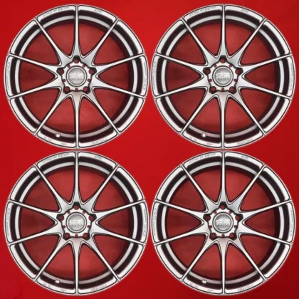 JDM Lightweight 9.8kg OZ FORMULA-HLT Used Wheels 4-Bolt 9J 18x114.3 PC No Tires