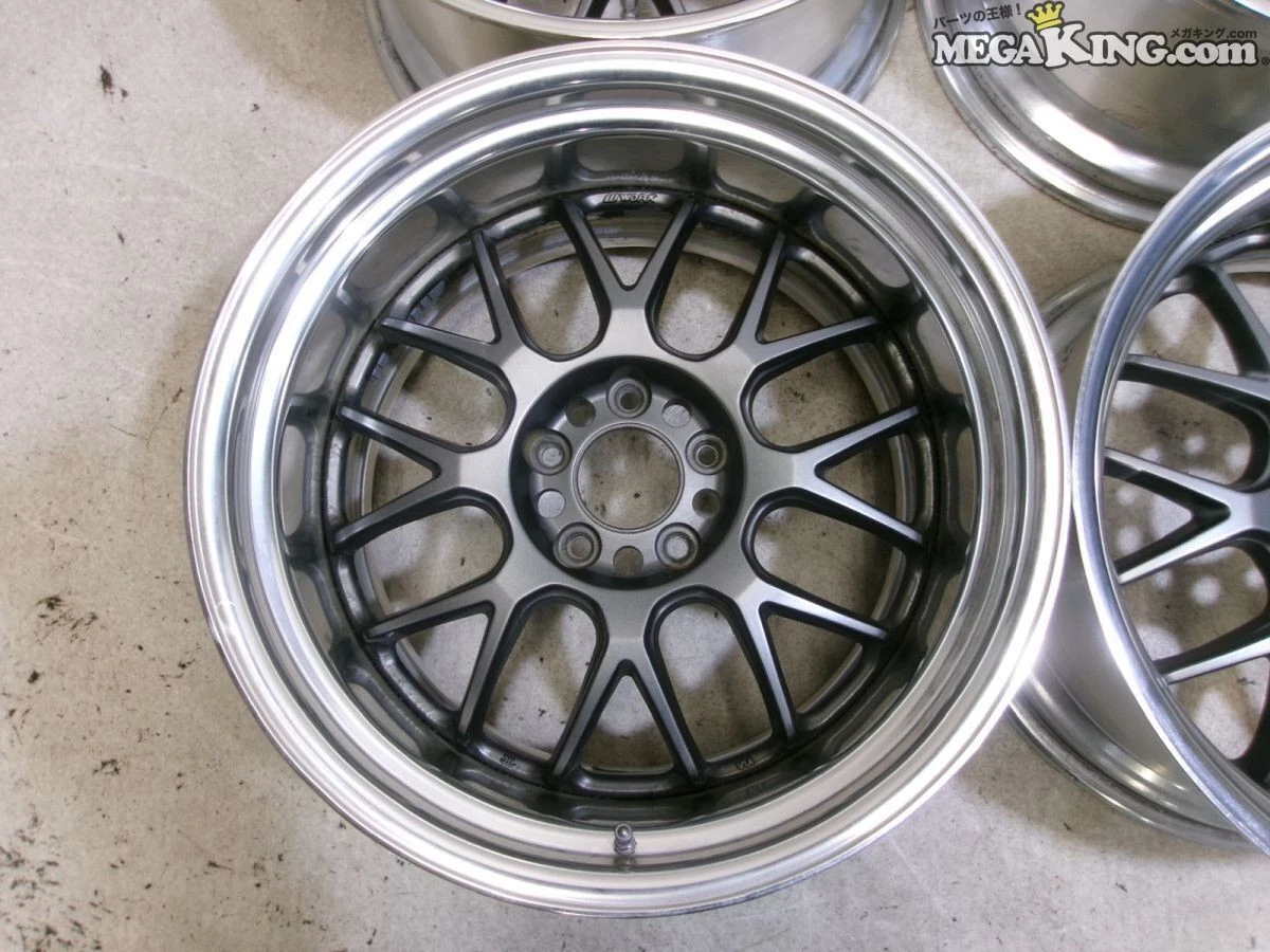 JDM WORK MST-M1R Meister 18-inch wheels 10J-3 bolt pattern 5x114.3 bol No Tires - Image 4