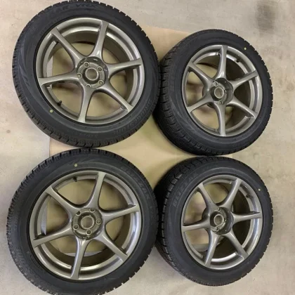 JDM Nissan R34 GT-R genuine wheels 18-inch 9J+30 4-wheel drive stored No Tires