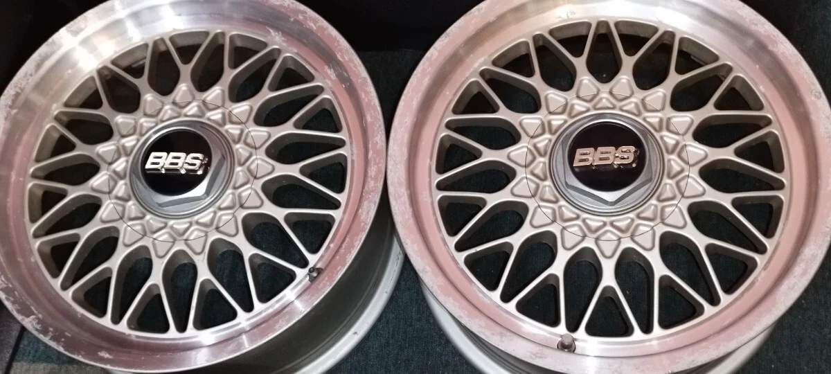 JDM BBS RG031 7J 15GESCHMIEDET forging 45mm offset with cap deep rim - Image 3