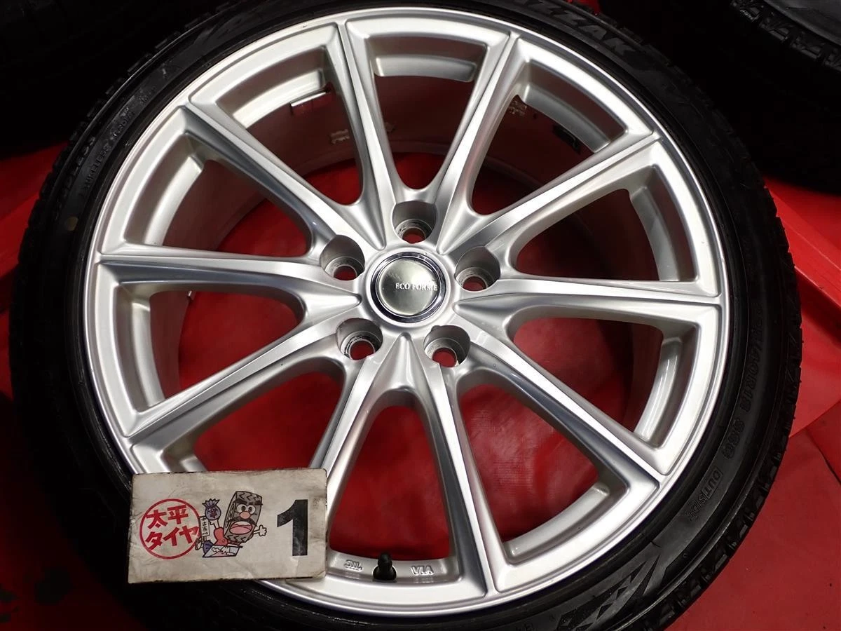 JDM Set of 4 Bridgestone Bridgestone VRX3 10-spoke wheels 225/40R18 88 No Tires - Image 5