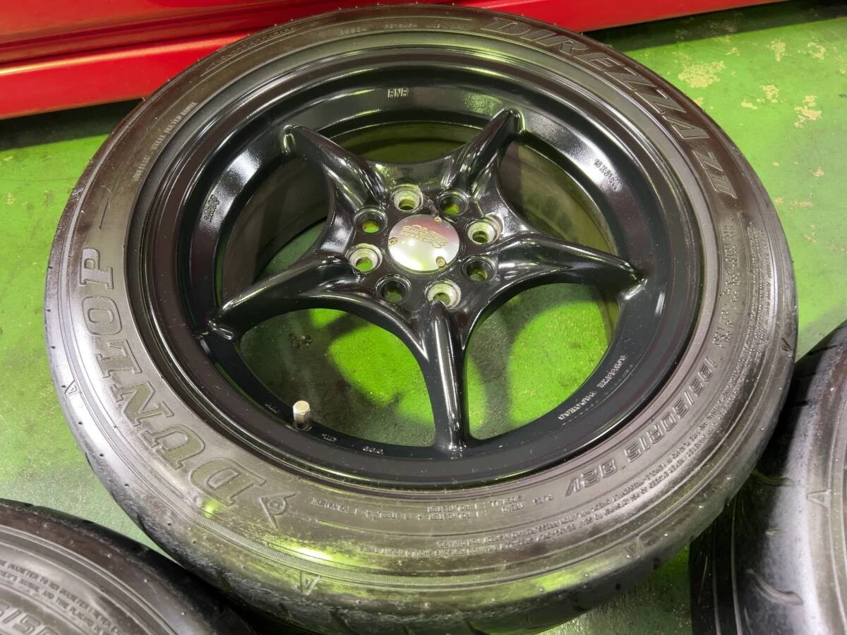 JDM DEEPSRACING Nothing Limited Mugen RNR 156.5J +45 PCD100 DIREZZA ZI No Tires - Image 3