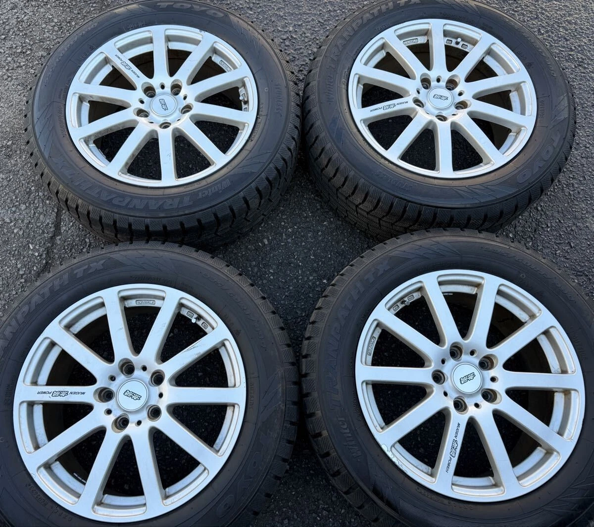 JDM Studless tires 225/60R17 TOYO TX deep tread 7J PCD 114.3 5-lug 64m No Tires