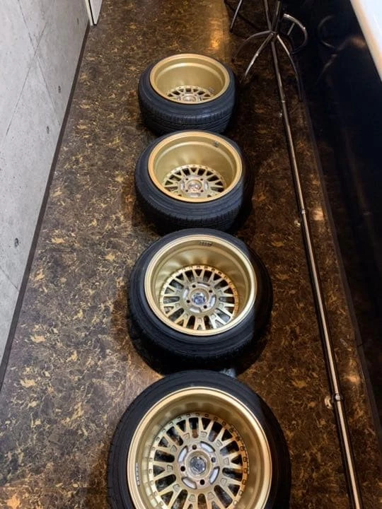 JDM BMS stepped rim deep rim 158J almost with tire No Tires - Image 8