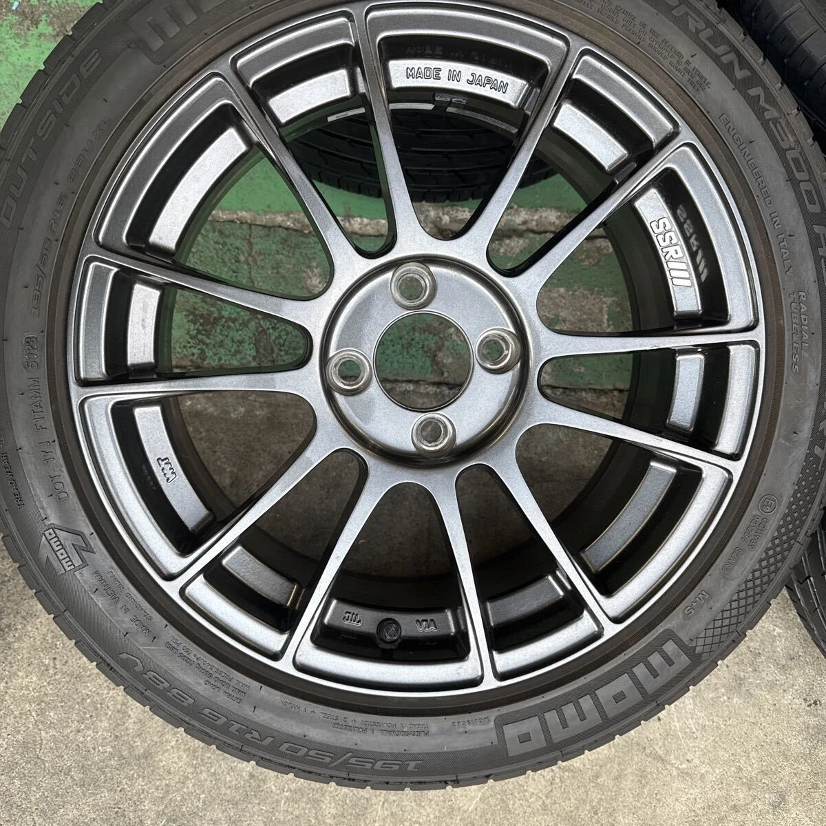 JDM SSR GTX04 6.5J +45 PCD100-4L 195/50R16 wheels for Vitz Yaris Aqua No Tires - Image 2