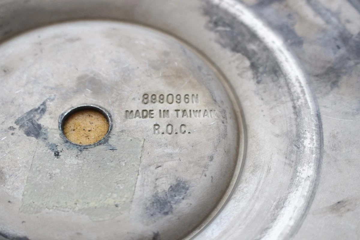 JDM 1 sheet American Racing aftermarket used wheel center plate center No Tires - Image 4