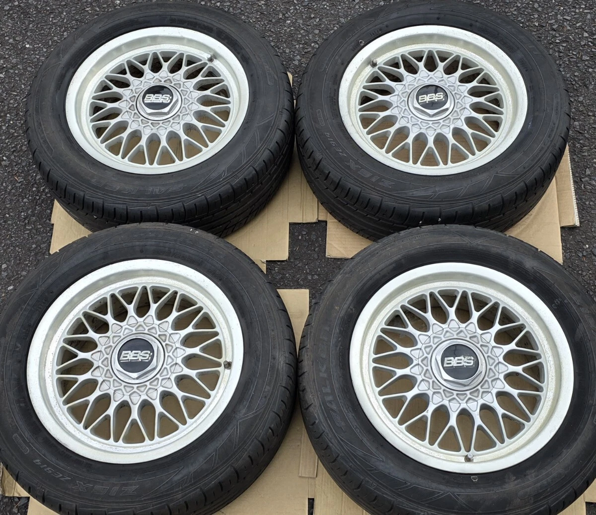 JDM BBS RG039 GERMANY 156.5Jx15 +36 114.3/4H Cappuccino Silvia 180SX A No Tires