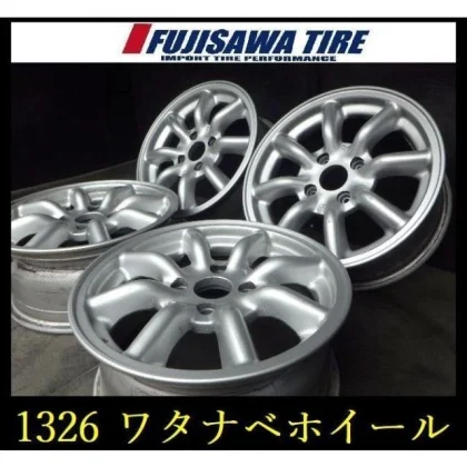 JDM Rare Mag Wheels Watanabe Wheels 8-spoke Actual Size 15x6.5J 4-hole No Tires