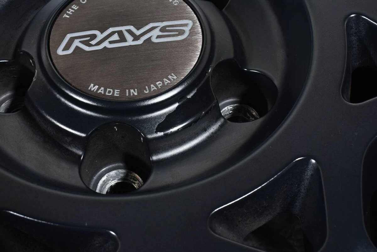 JDM RAYS TEAM DAYTONA M8 17-inch wheels PCD110 7J +35 Yokohama Geoland No Tires - Image 7