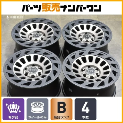 JDM Rare Good Condition BLACK RHINO Maddness 18-inch 9J +12 PCD139.7 4 No Tires