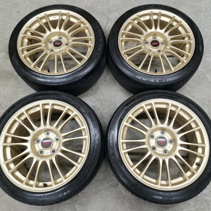 JDM Subaru WRX STI genuine BBS wheels and tires 4Book 2021 245/40R18 G No Tires