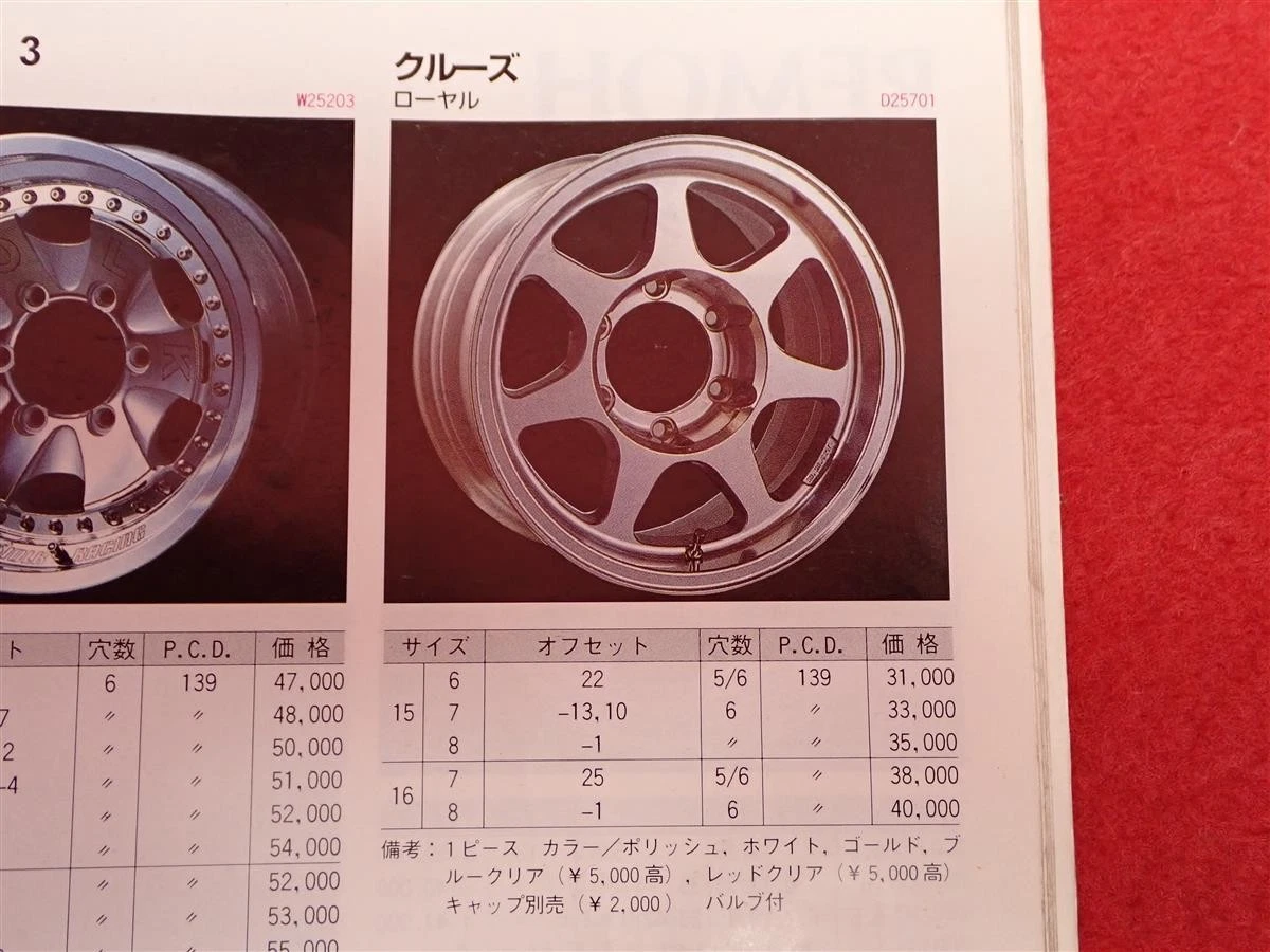 JDM 1996 out of print rare Royal Cruise 7Book spoke wheels 4Book 8J 16 No Tires - Image 9