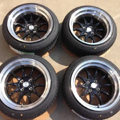JDM Undriven CH1275/Imported 15-inch 4-pack set 15x8J 4H PCD100 ±0 off No Tires