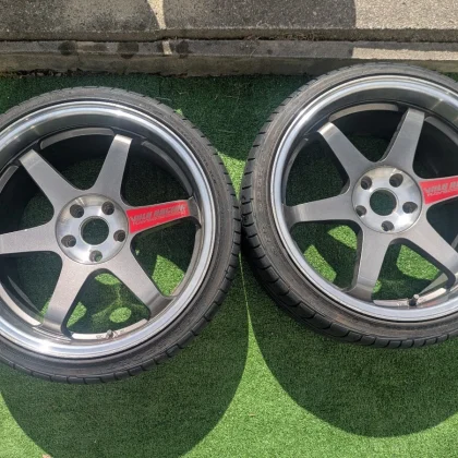 JDM TE37SL 9.5J+22 19114.3 5h GTR Size BNR34 wheels ATR SPORTS 235/35/ No Tires
