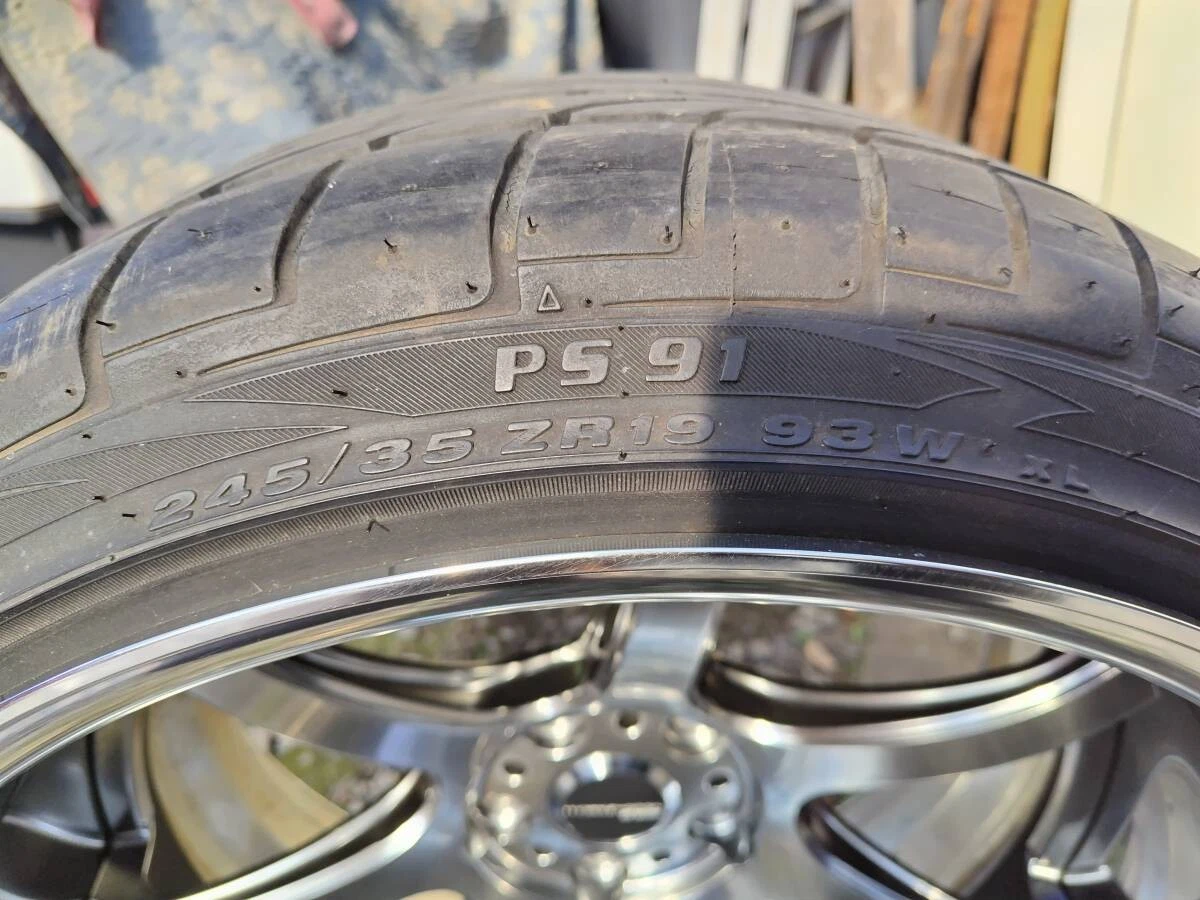 JDM WORK T7R 2P 1911J Deep Rim 2-Book Set workemotion Used WORK No Tires - Image 7