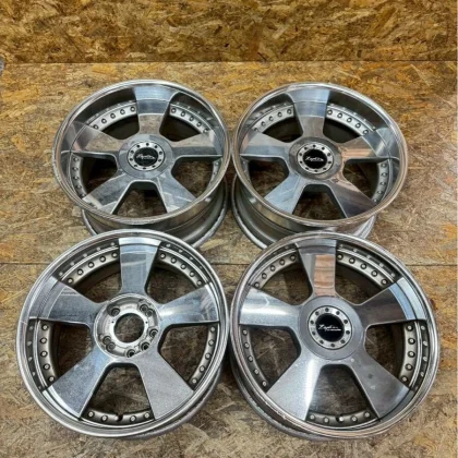 JDM Rare RIVERSIDE ZEPTER LIGARE 178J+23 9J+23 PCD114.3 5-hole 5H deep No Tires