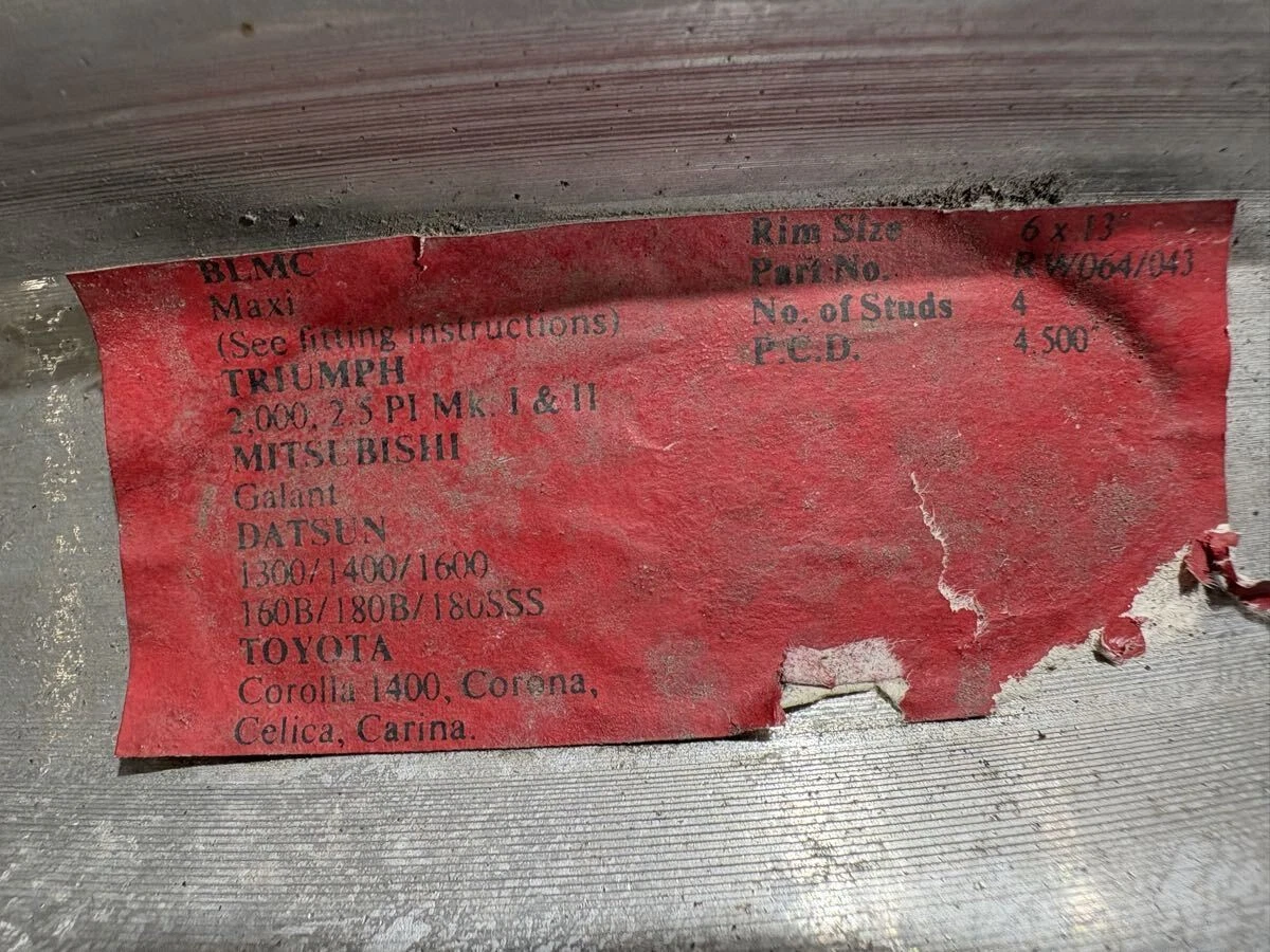 JDM Ku25/1129 Go COSMIC Cosmic 13 Wheel 6J No Tires - Image 9