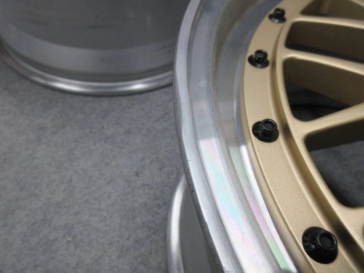 JDM Out of print model popular gold BBS LM 17 Crown Mark X Lexus Elgra No Tires - Image 8