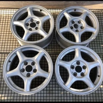 JDM Mazda RX-7 FD Genuine Anfini 8J+50 16 Wheels 4-Book No Tires